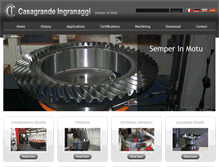 Tablet Screenshot of casagrandeingranaggi.it